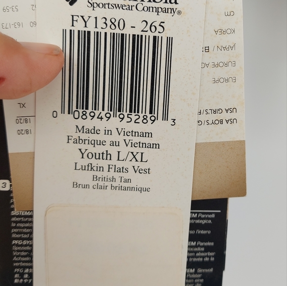 Columbia fishing Vest Yputh Large/XL - Picture 4 of 9